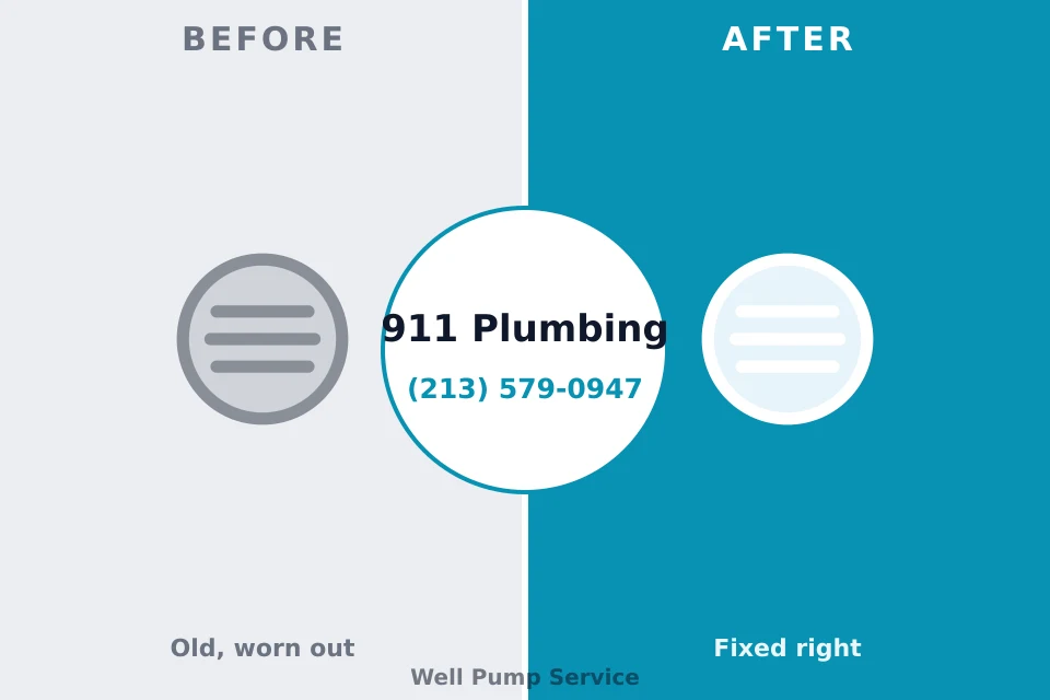 Before and after: plumbing company Ralls, TX